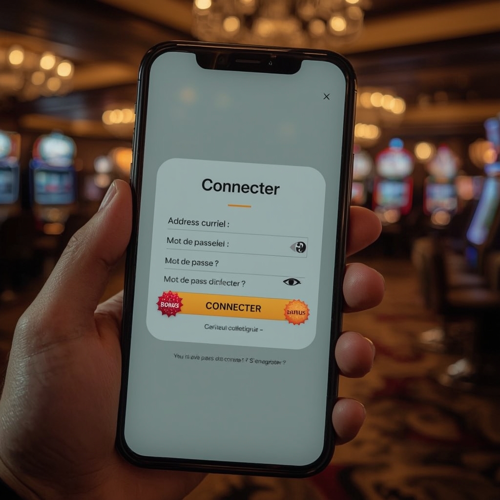 Connexion à l'application mobile WIN UNIQUE CASINO