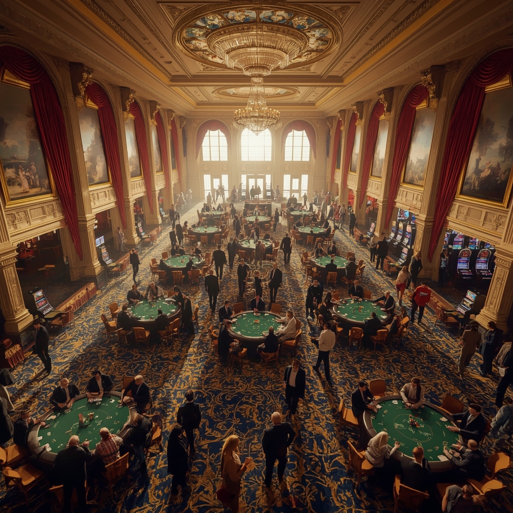 Vue générale du lobby WIN UNIQUE CASINO